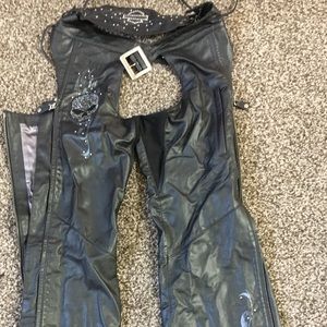 Harley Davidson Leather Chaps XS